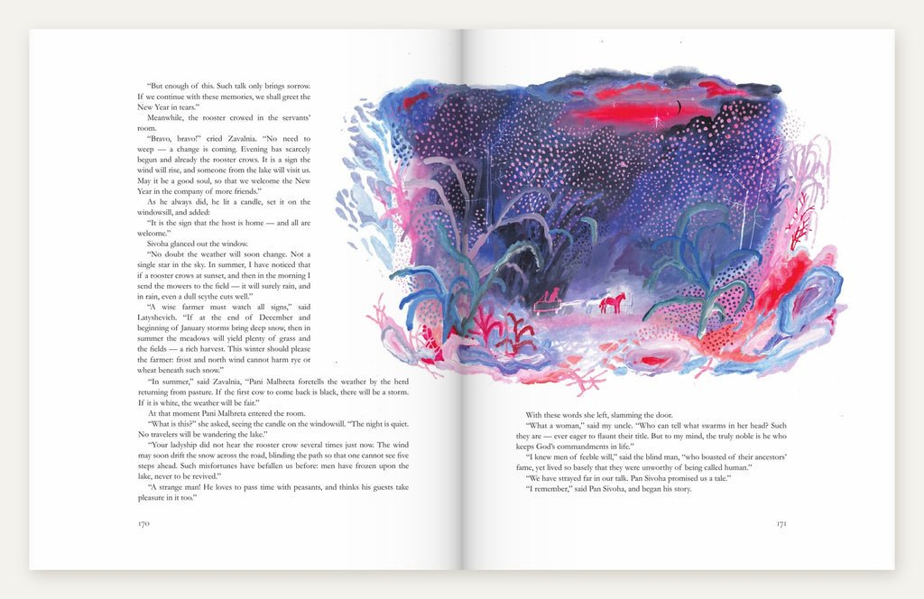 Look inside: Nobleman Zavalnia, premium illustrated edition, illustrated spread