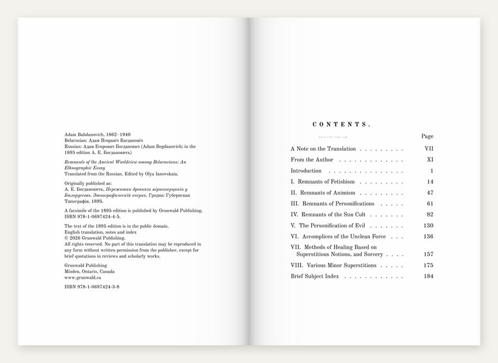 Look inside: Remnants of the Ancient Worldview, copyright and contents