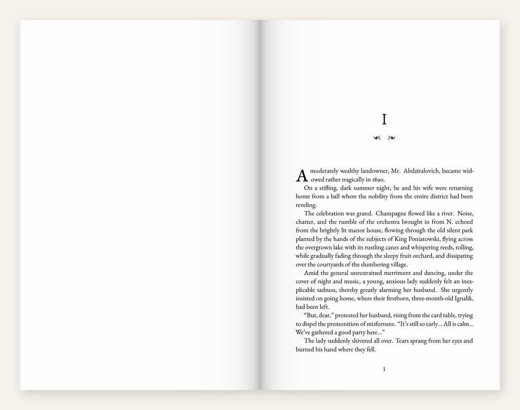 Look inside (English side): Two Souls / Dzve dushy, chapter one